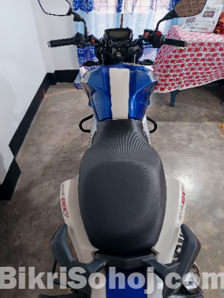 TVS APACHE 4V DD 160cc Blue Color (2018)